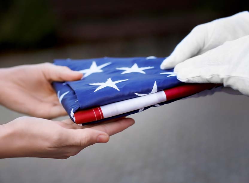 folded flag